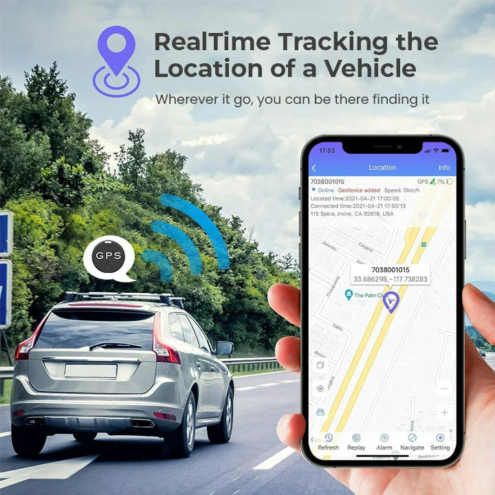 MicroMag GPS Tracker with Magnetic Design | Real-time