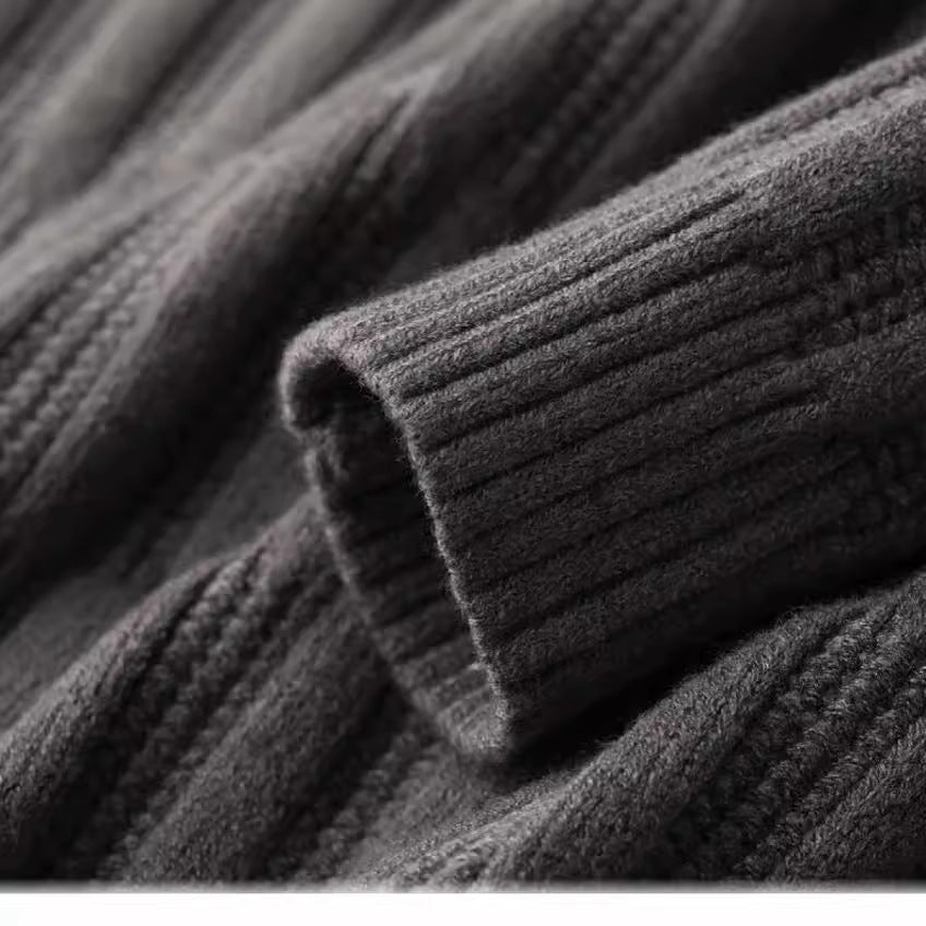 Image of Miles | Men's Collared Textured Sweater