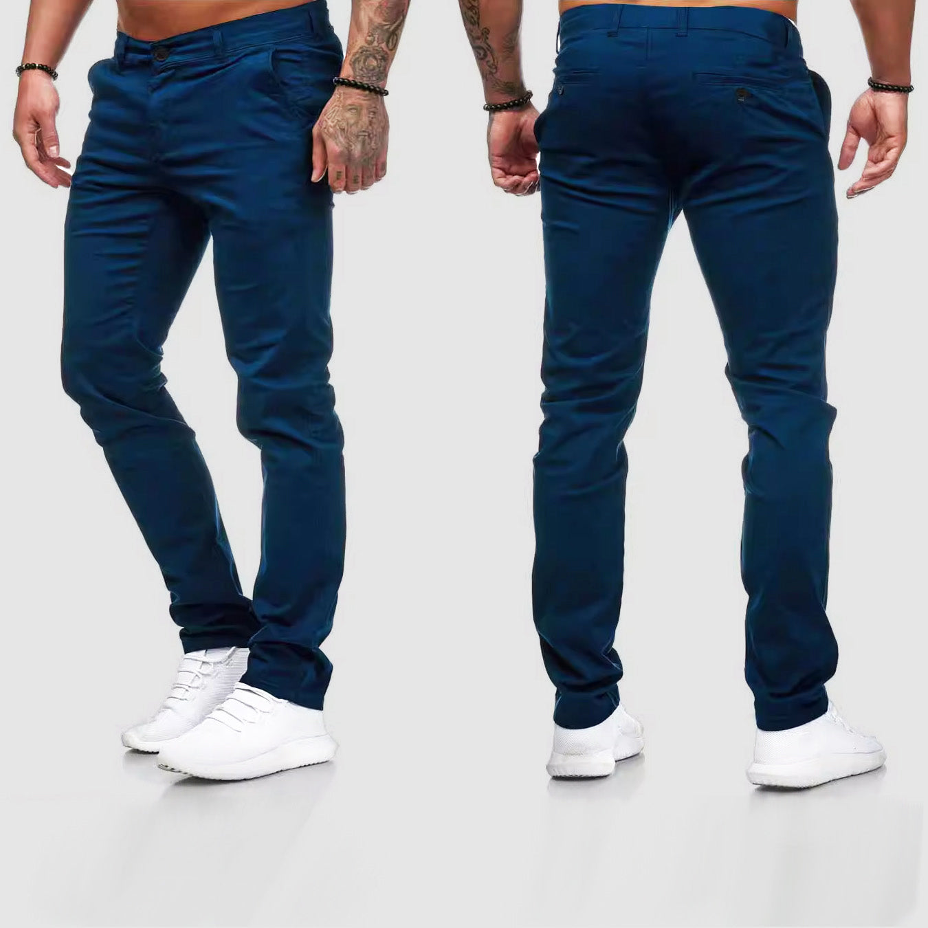 Image of Milo | Men's Slim-Fit Chino Trousers