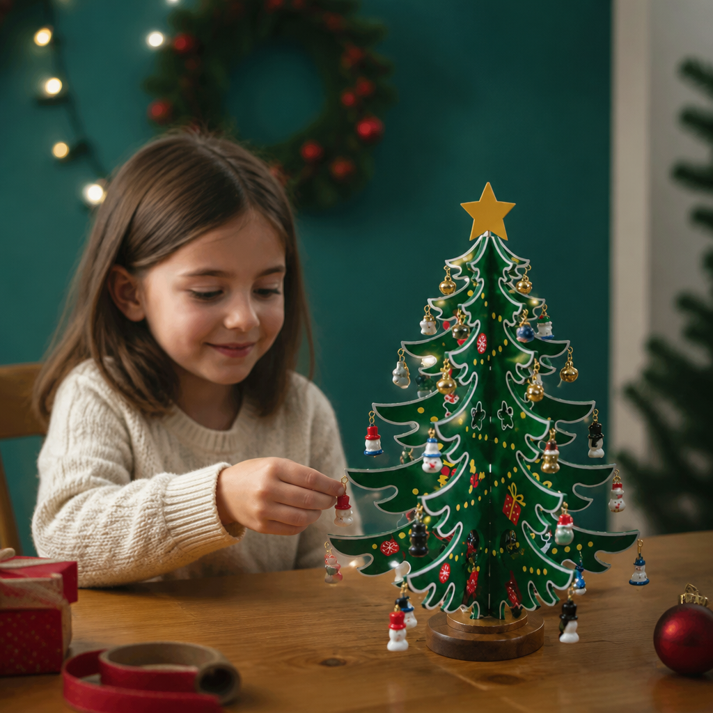 Mini Christmas Tree Ornaments Advent Calendar – 24 Days of Christmas Surprises