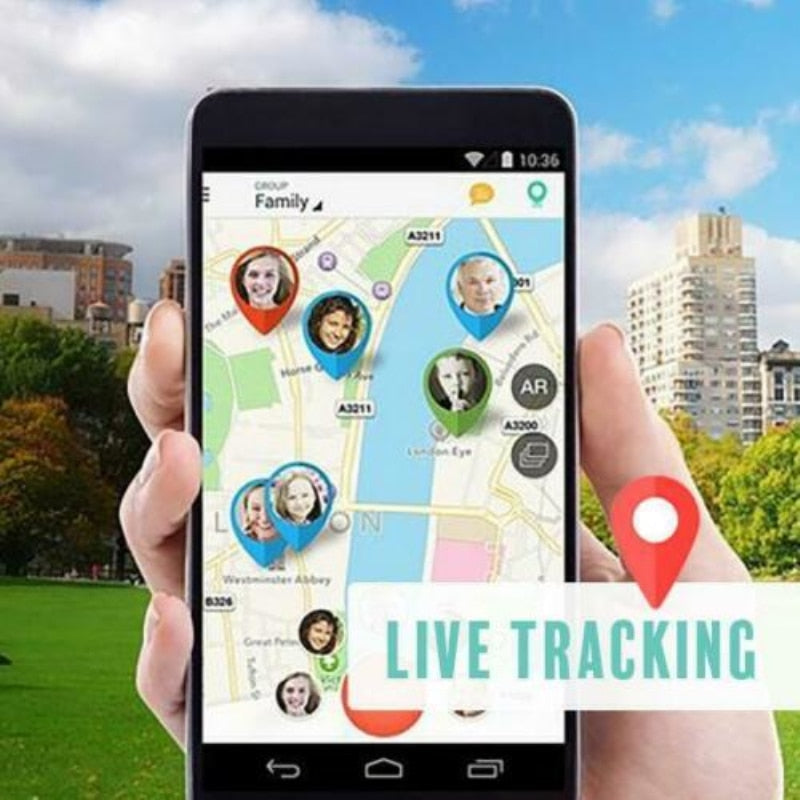 Mini GPS Tracker for Children and Pets | Real-Time Tracking