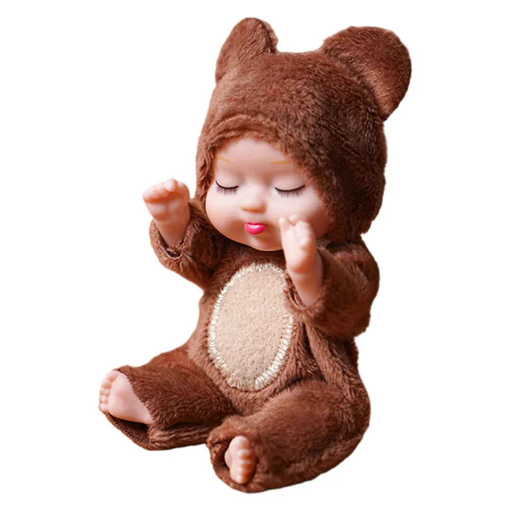 Mini Reborn Baby Doll Set - 6 Lifelike Realistic Dolls
