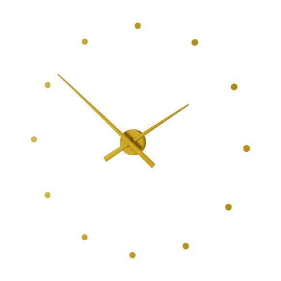 Minimalist Black Modern Wall Clock 40cm