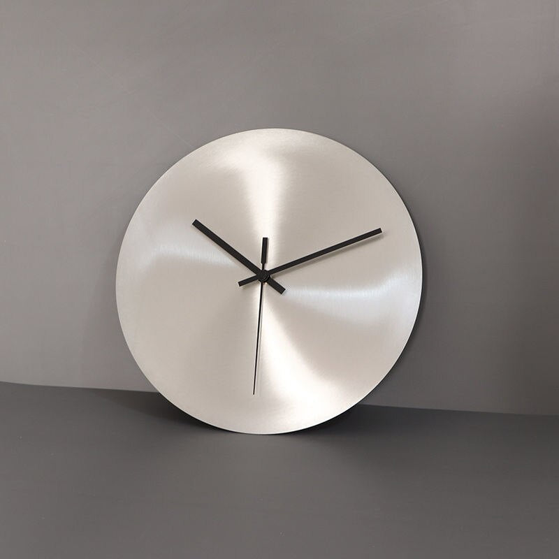 Minimalist Stainless Steel Wall Clock - Stylish and Functional!