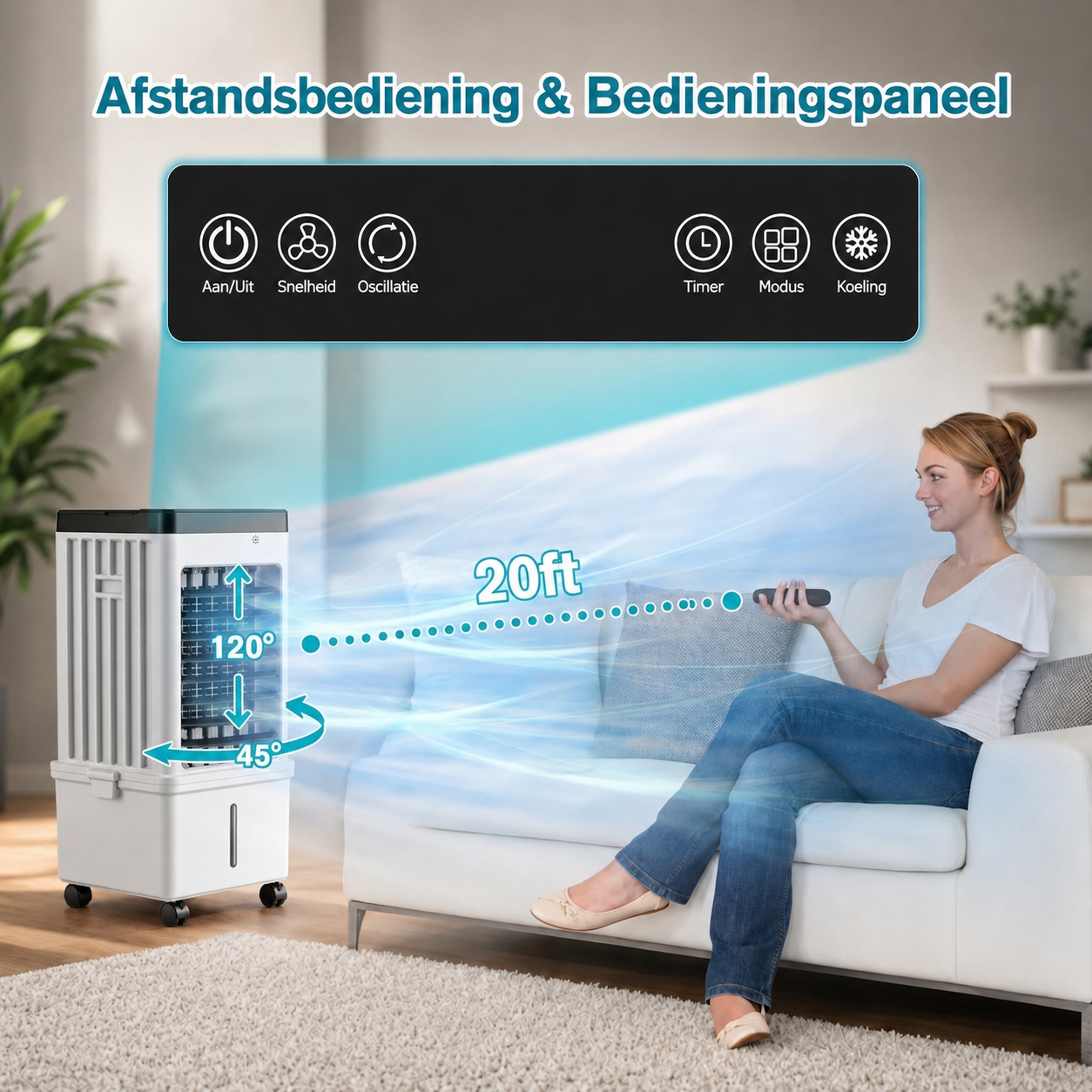 Mobile Wireless Air Conditioner | Quick Cooling Comfort
