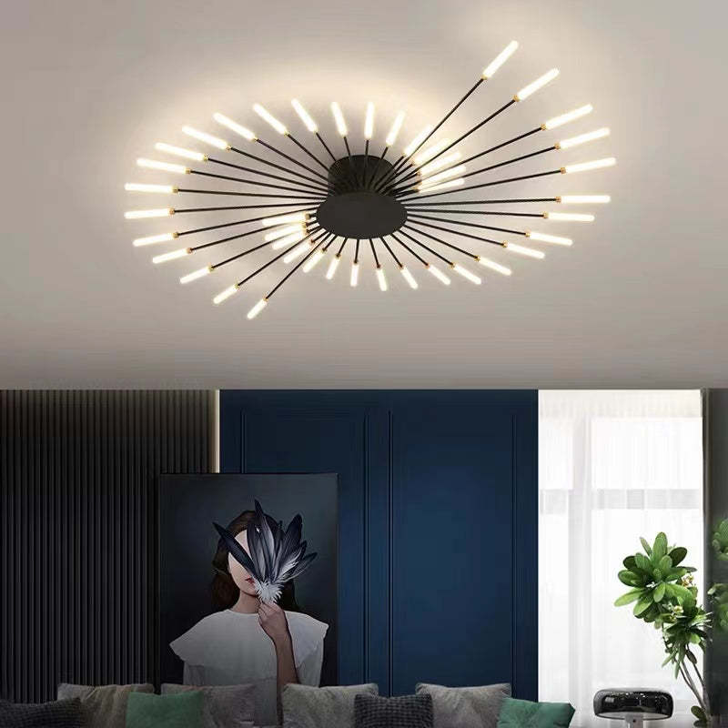 Modern Chandelier for Living Room with LED Lamps