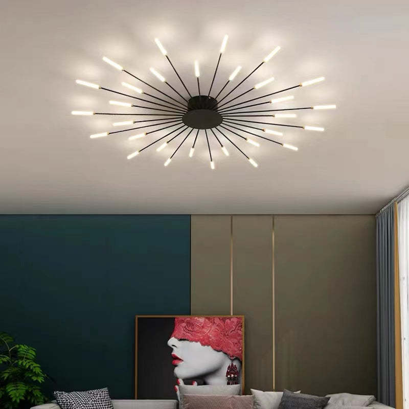 Modern Chandelier for Living Room with LED Lamps