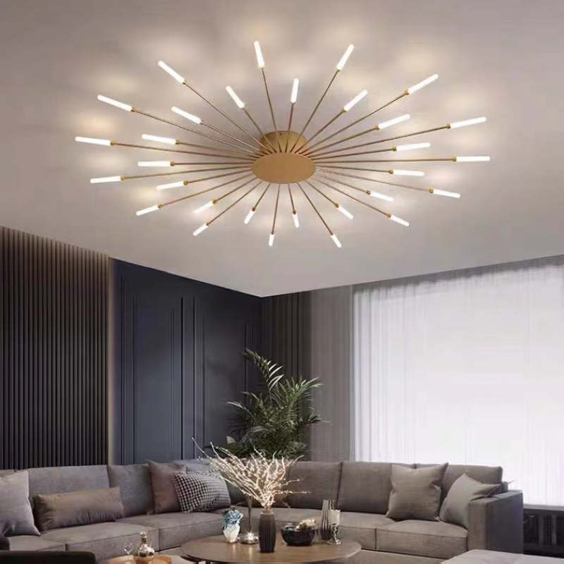 Modern Chandelier for Living Room with LED Lamps