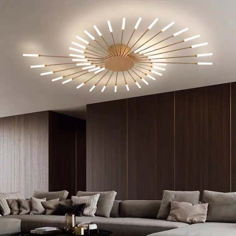 Modern Chandelier for Living Room with LED Lamps