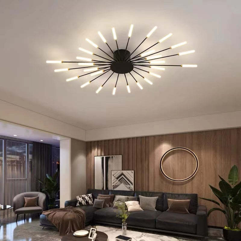Modern Chandelier for Living Room with LED Lamps