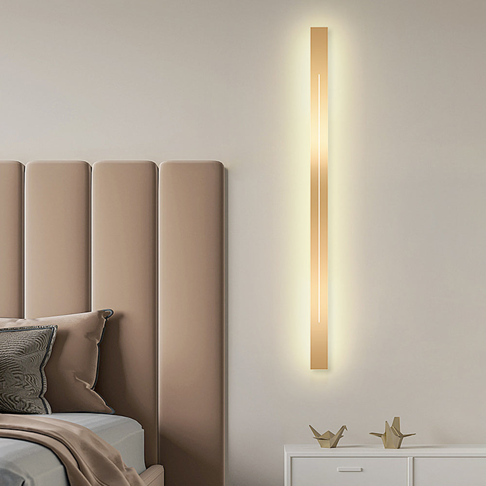 Modern LED Wall Light for Indoor Use - Gold & Black