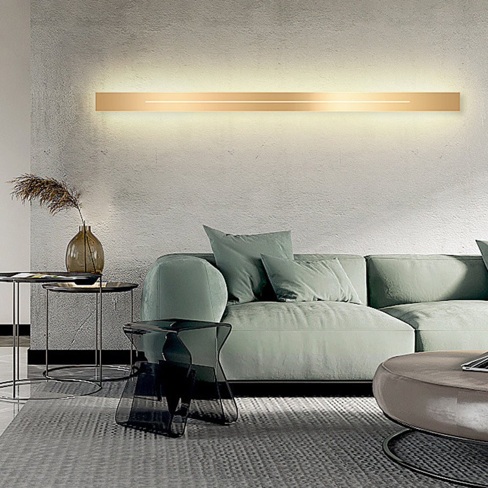 Modern LED Wall Light for Indoor Use - Gold & Black
