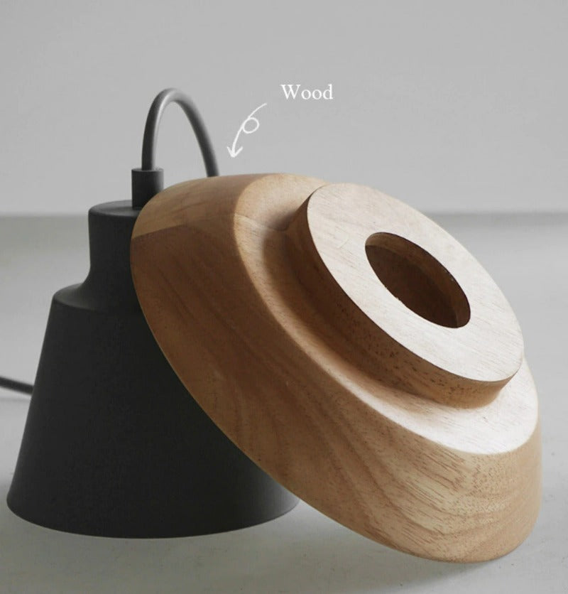 Modern Scandinavian Wooden Pendant Lamp