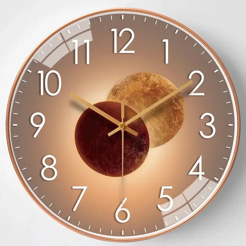 Modern Wall Clock 30 cm with Silent Mechanism – Minimalist Wall Clock for Living Room and Office