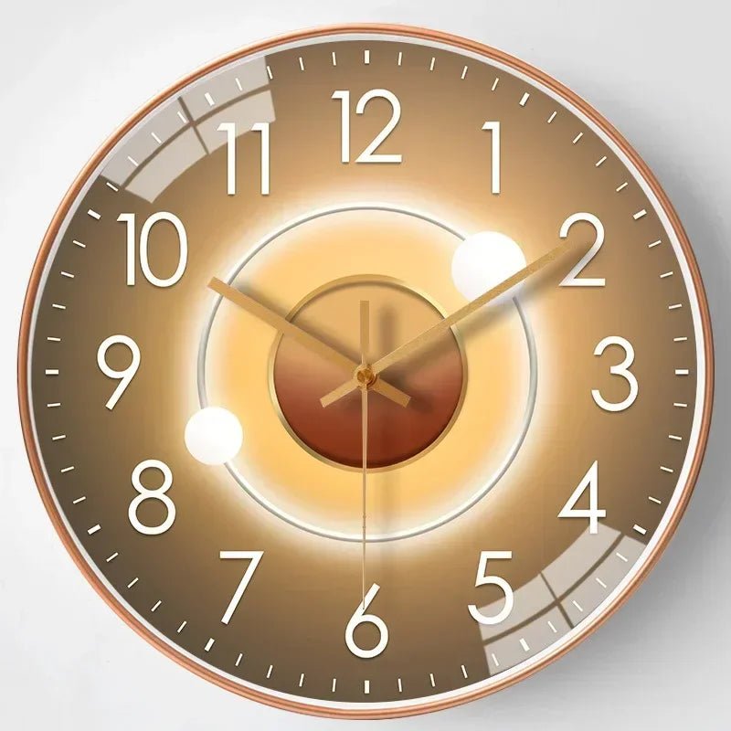 Modern Wall Clock 30 cm with Silent Mechanism – Minimalist Wall Clock for Living Room and Office
