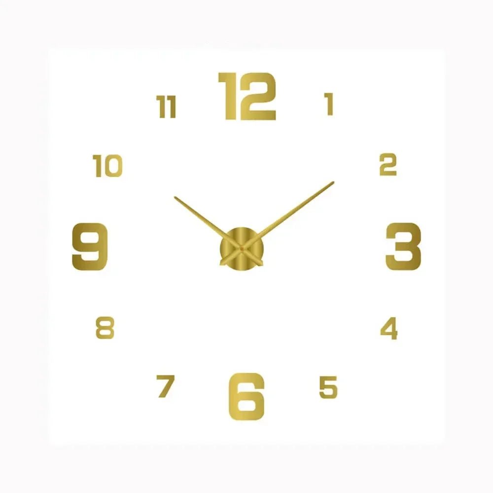 Modern Wall Clock 30 cm with Silent Mechanism – Minimalist Wall Clock for Living Room and Office
