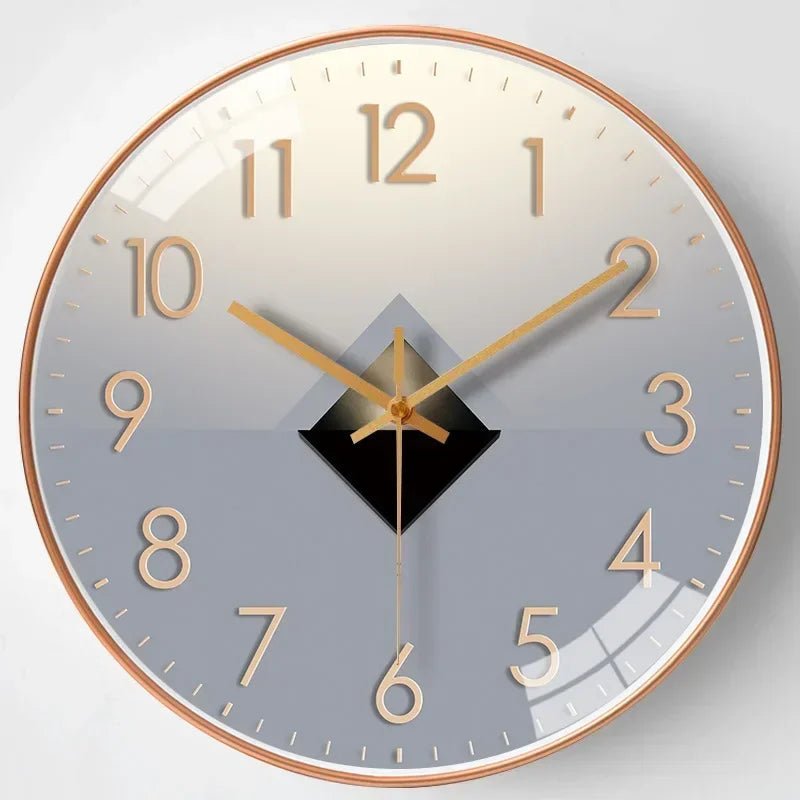 Modern Wall Clock 30 cm with Silent Mechanism – Minimalist Wall Clock for Living Room and Office