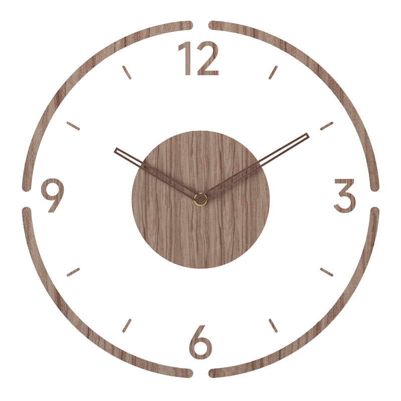 Modern Wall Clock Wood Scandinavian Design