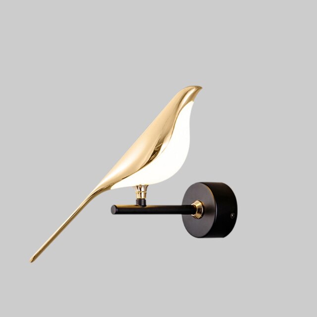 Modern Wall Lamp | Bird-Shaped Design