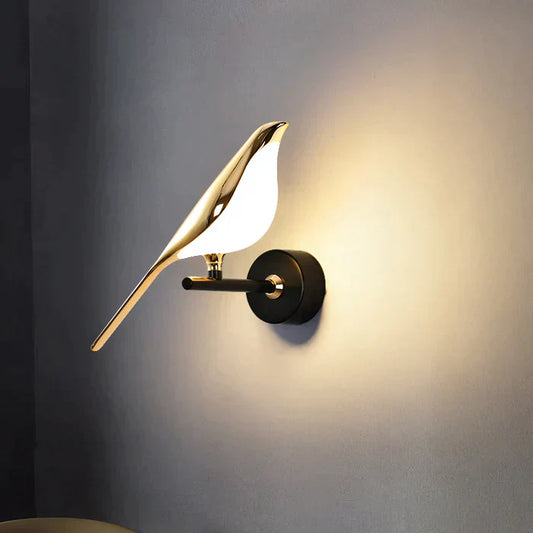 Modern Wall Lamp | Bird-Shaped Design