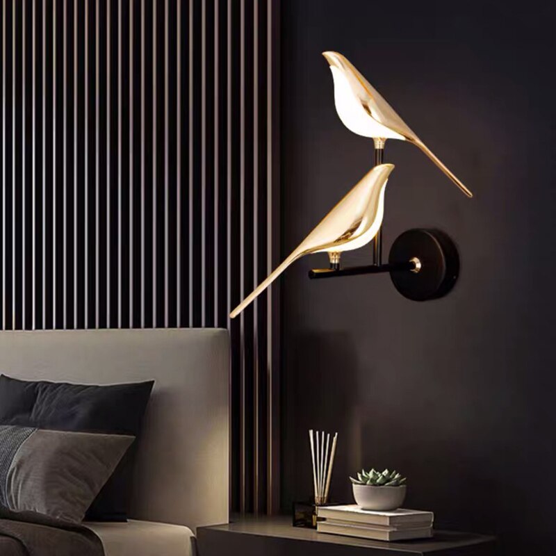 Modern Wall Lamp | Bird-Shaped Design