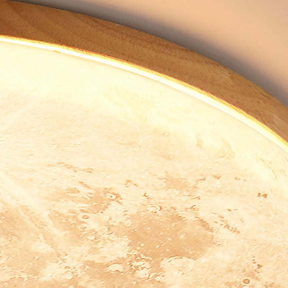 Moon-Shaped LED Ceiling Lamp - Modern Design