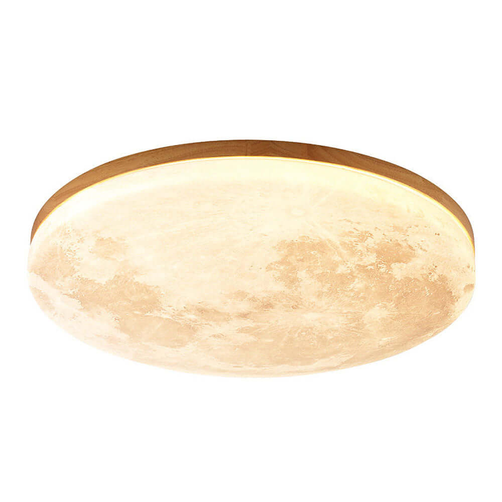Moon-Shaped LED Ceiling Lamp - Modern Design