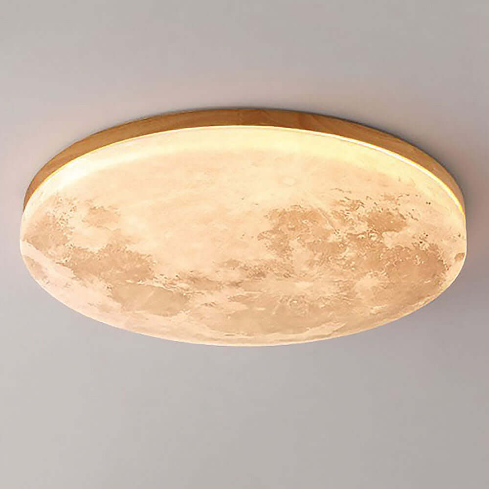 Moon-Shaped LED Ceiling Lamp - Modern Design