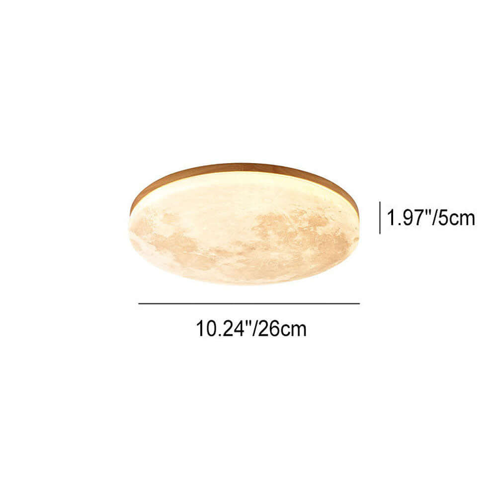 Moon-Shaped LED Ceiling Lamp - Modern Design