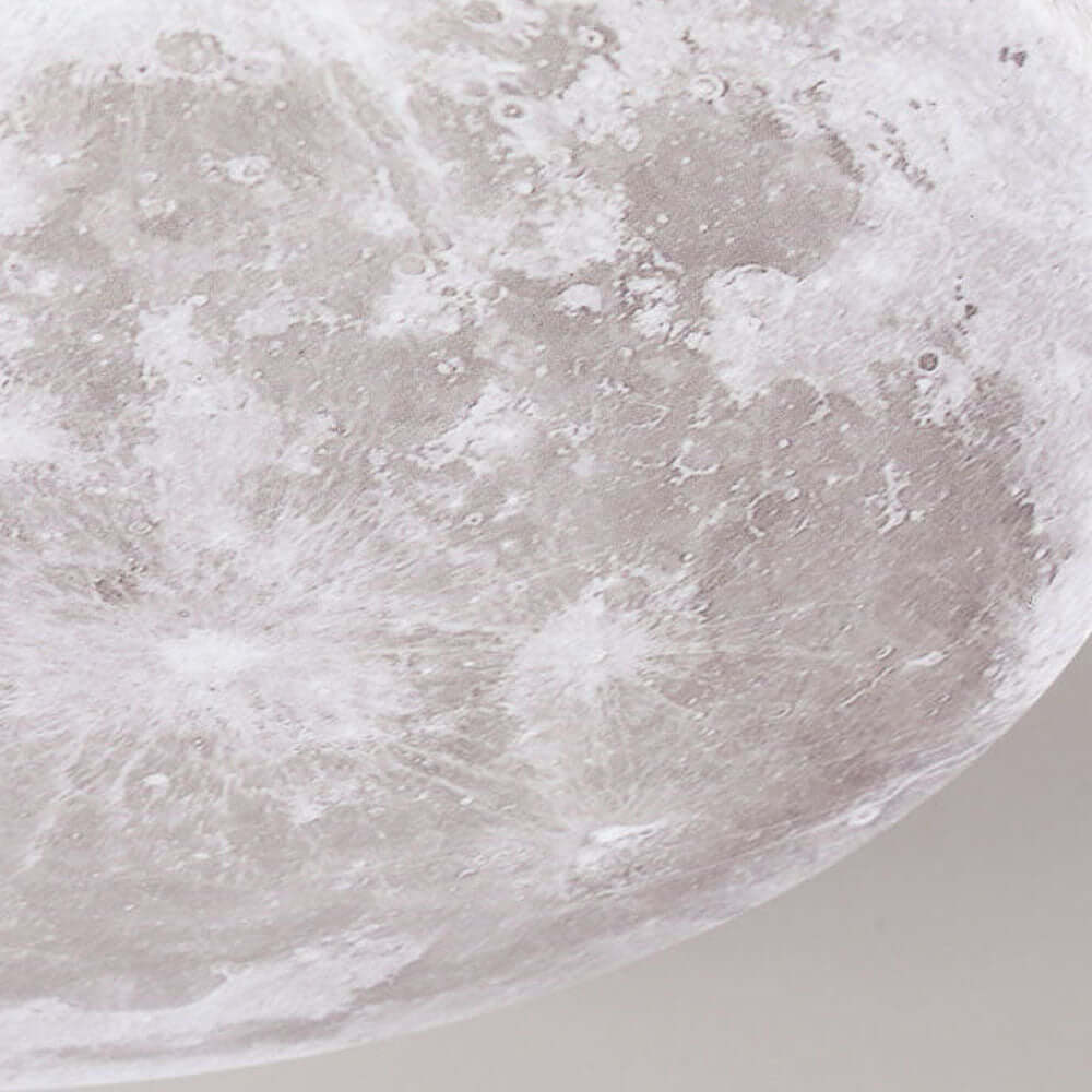 Moon-Shaped LED Ceiling Lamp - Modern Design