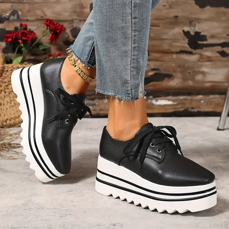 Image of Morgan | Men's Lace-Up Platform Loafers