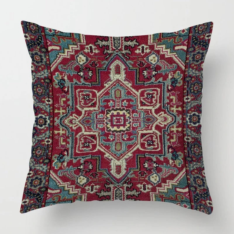 Moroccan Ethnic Pattern Cushion Cover – Exquisite Home Decor for Any Space