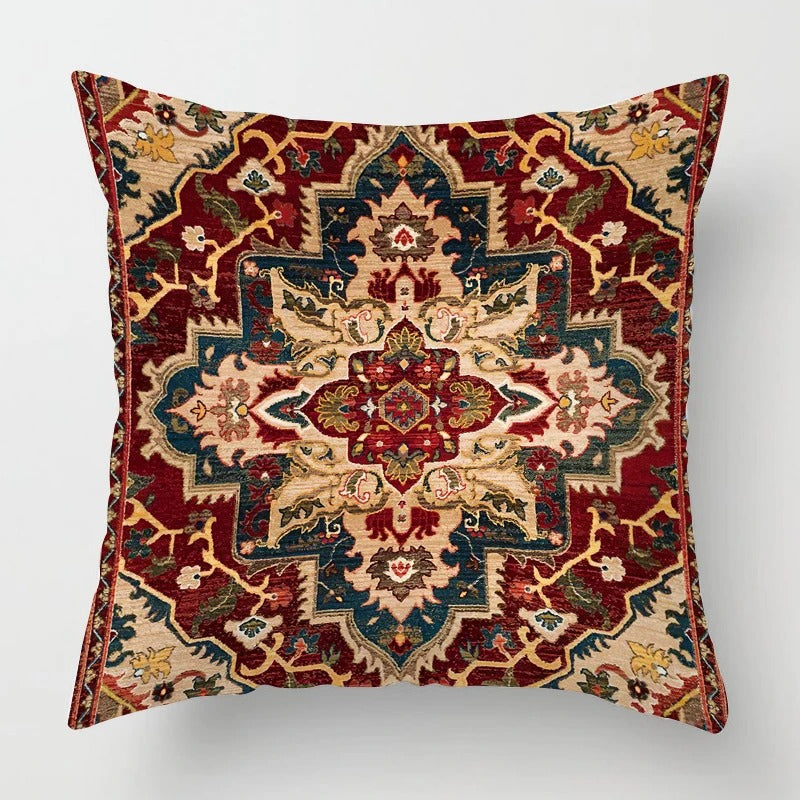 Moroccan Ethnic Pattern Cushion Cover – Exquisite Home Decor for Any Space