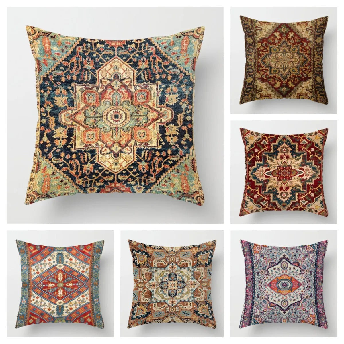 Moroccan Ethnic Pattern Cushion Cover – Exquisite Home Decor for Any Space