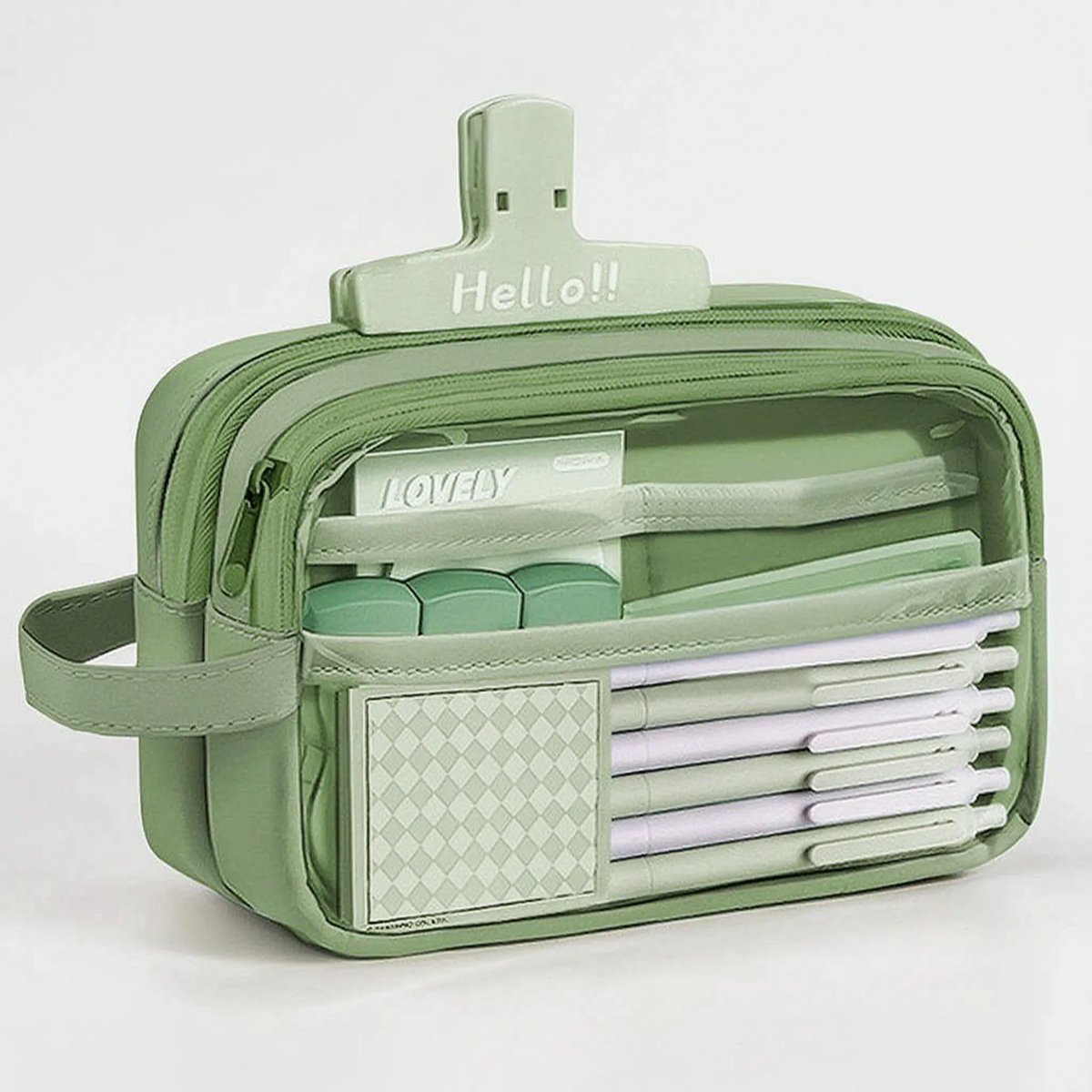 Multi-Layer Pencil Case with Large Compartment
