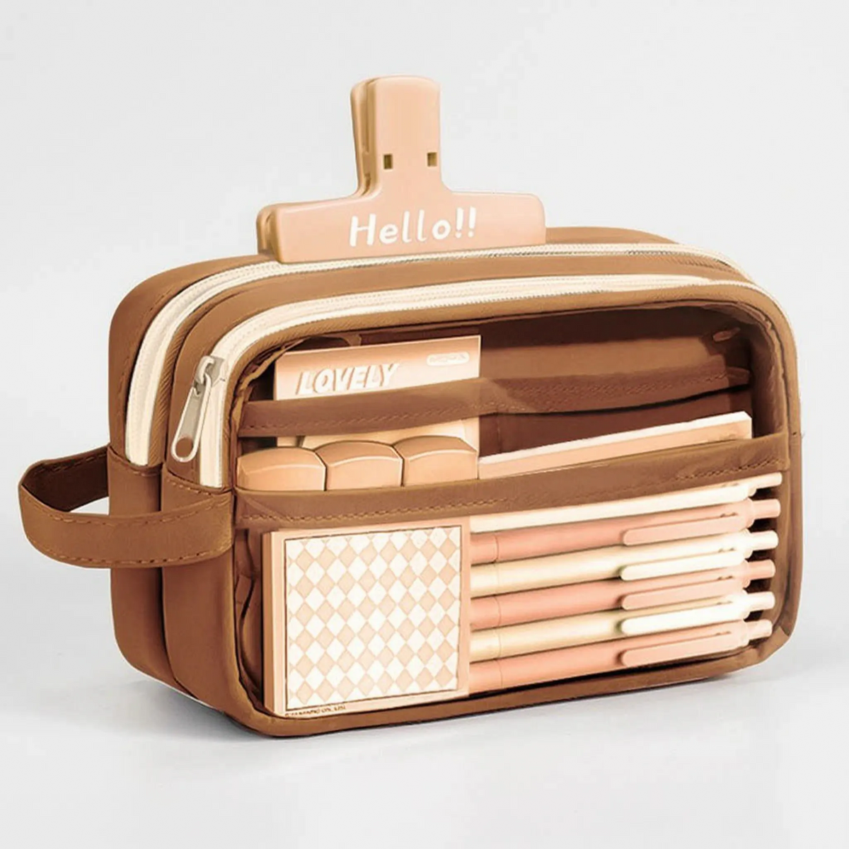 Multi-Layer Pencil Case with Large Compartment