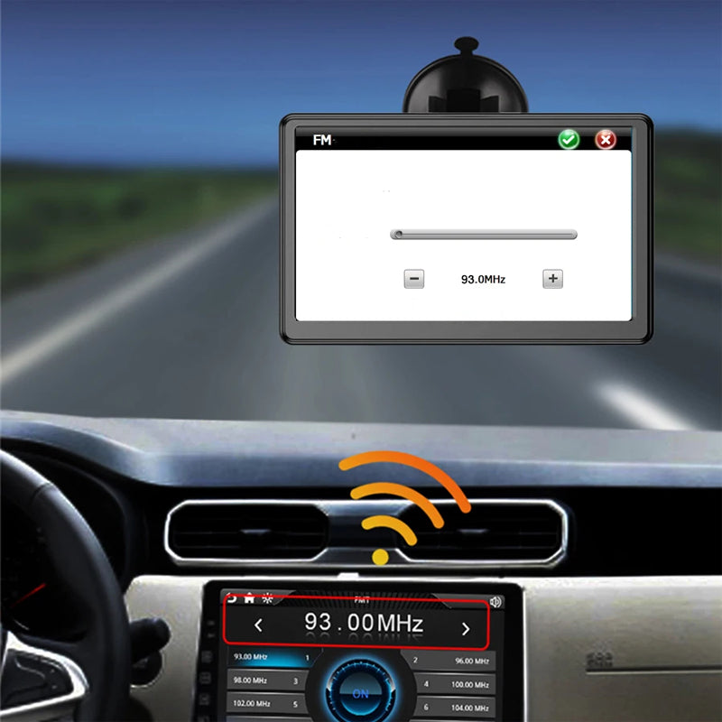 Multi-Mode Truck GPS Navigation System – 7-Inch Sat Nav for Trucks, Vans & Cars with Lifetime Maps