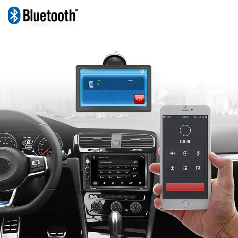 Multi-Mode Truck GPS Navigation System – 7-Inch Sat Nav for Trucks, Vans & Cars with Lifetime Maps