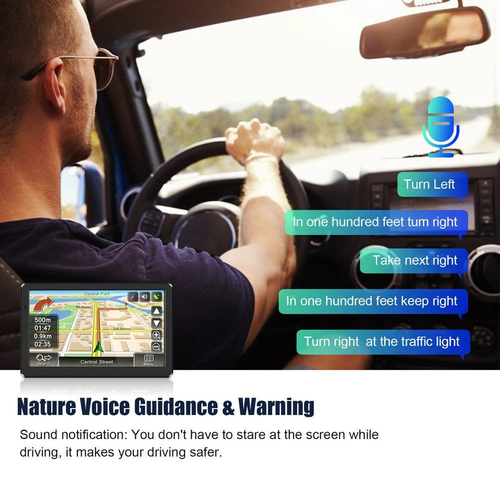 Multi-Mode Truck GPS Navigation System – 7-Inch Sat Nav for Trucks, Vans & Cars with Lifetime Maps