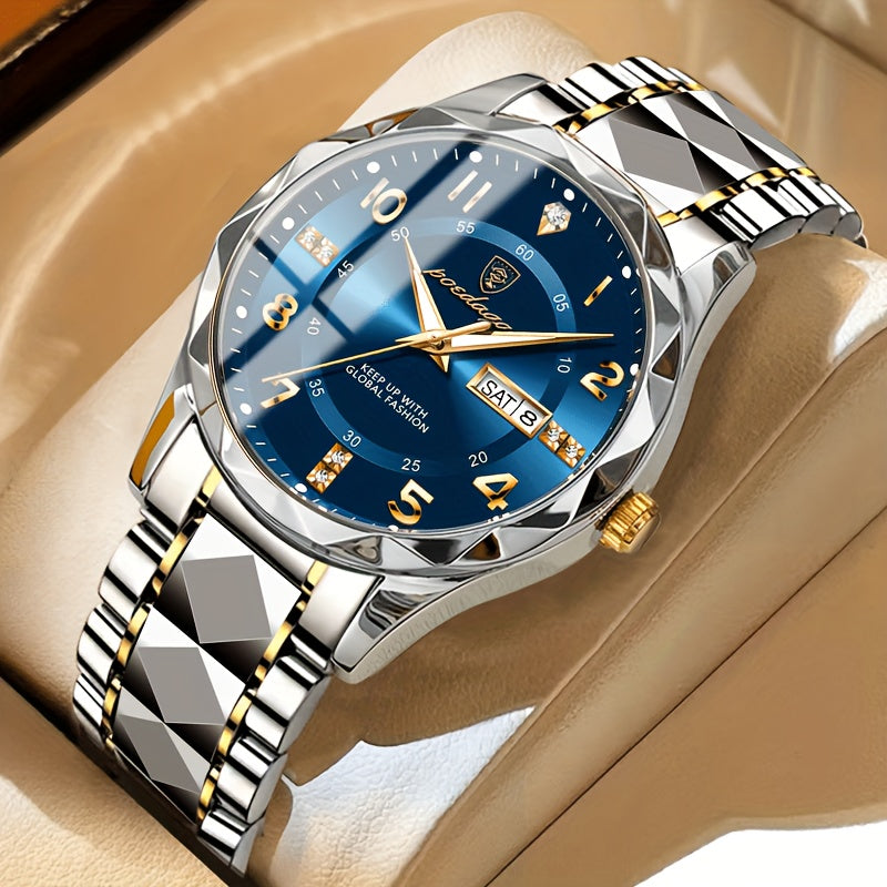 Multifunctional Men's Sports Watch in Titanium – Digital Display, Chronograph, Alarm