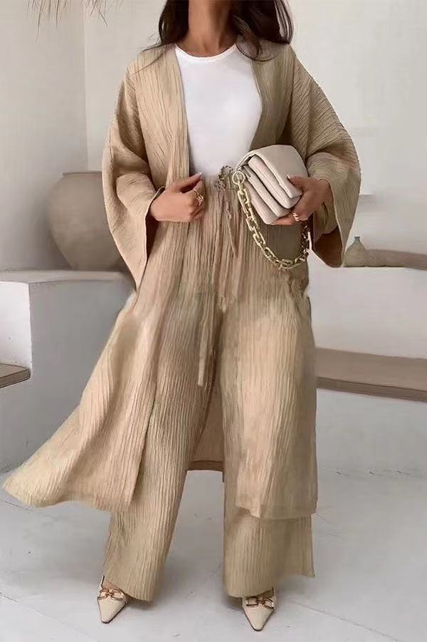Image of Nadia | Women's Wide Leg Pant Set
