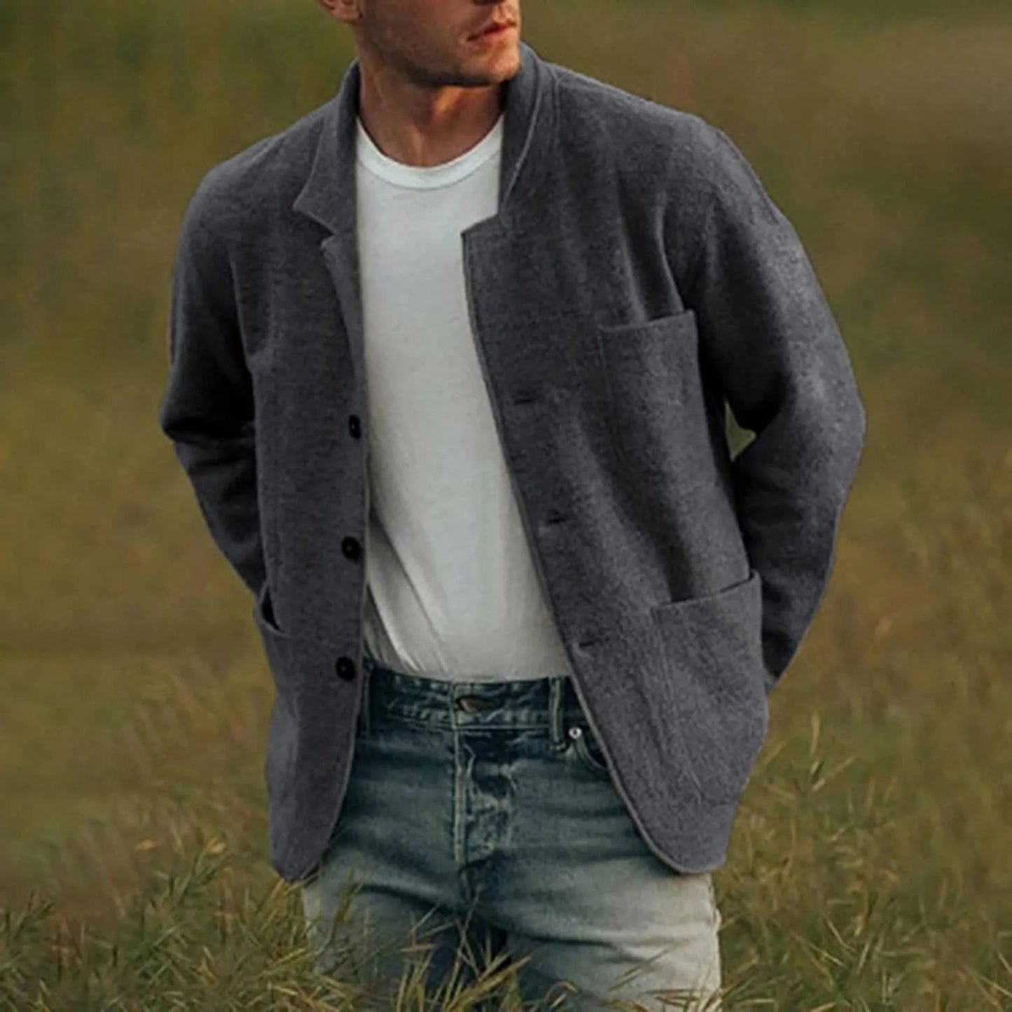 Image of Nash | Men's Button-Down Casual Jacket