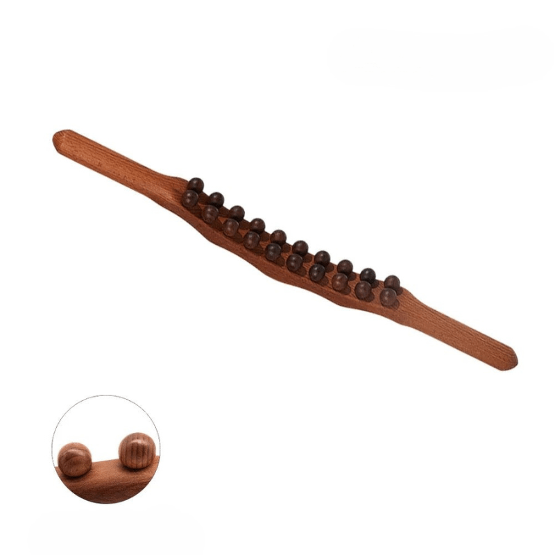 Natural Gua Sha Massage Tool Made of Wood - Ergonomic and Portable for Improved Circulation and Muscle Relaxation
