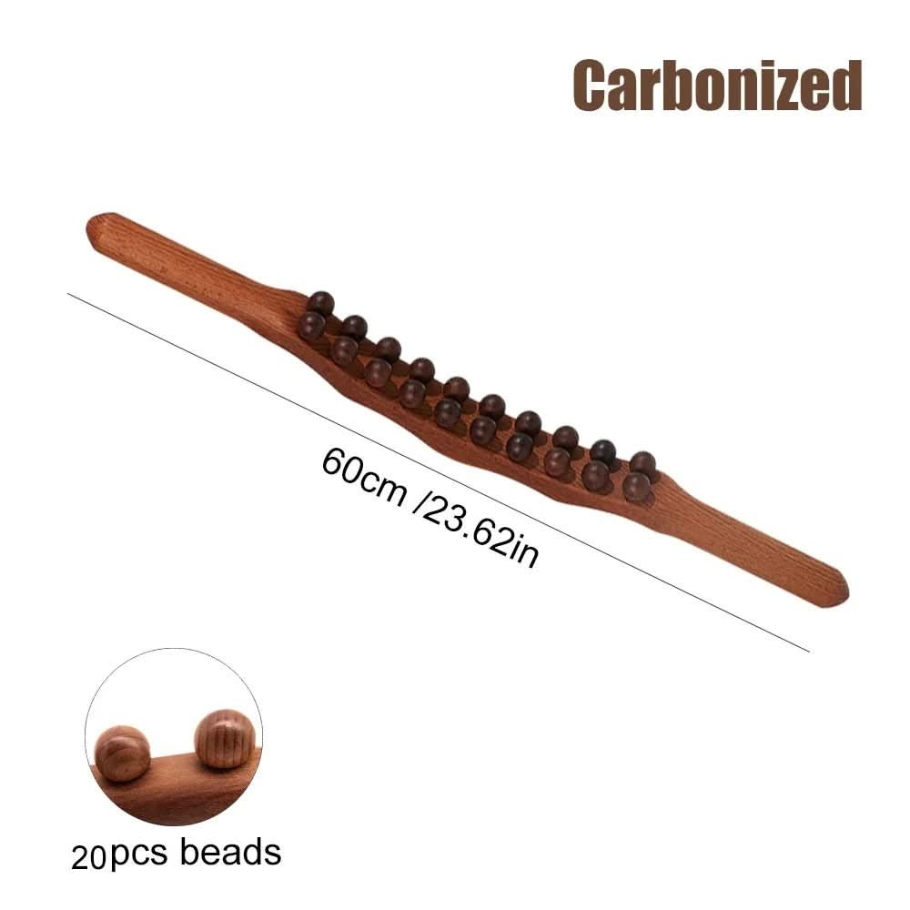 Natural Gua Sha Massage Tool Made of Wood - Ergonomic and Portable for Improved Circulation and Muscle Relaxation
