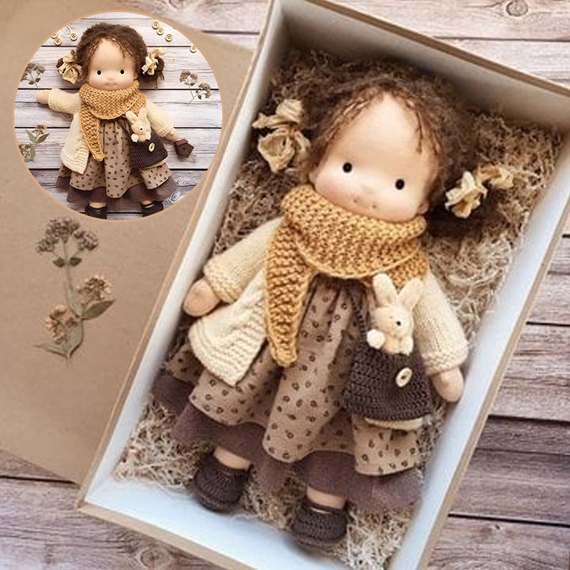 Natural Handmade Waldorf Doll for Children