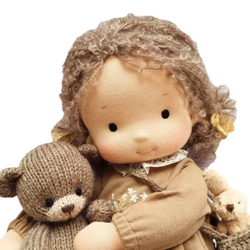 Natural Handmade Waldorf Doll for Children