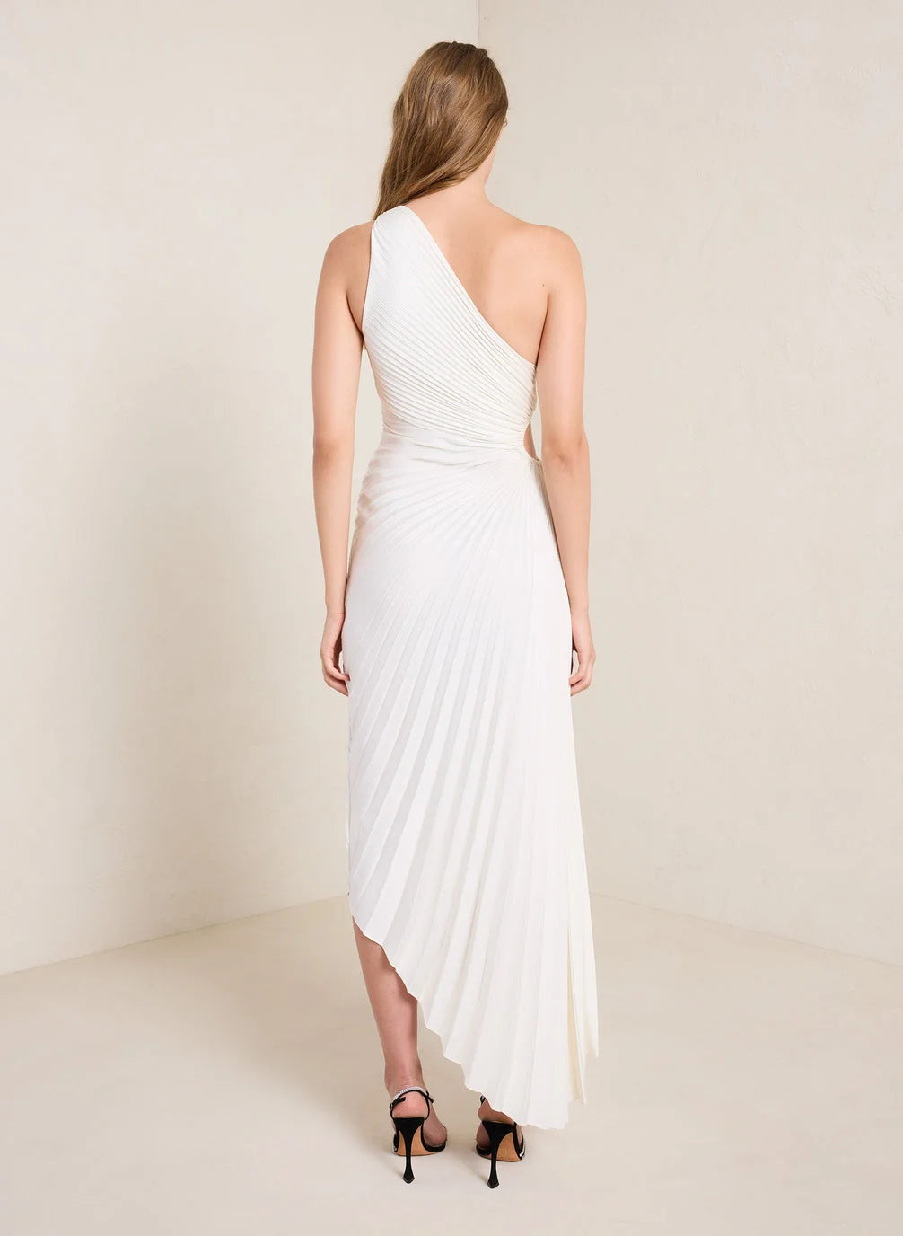 Image of Nell | Women's One Shoulder Midi Dress