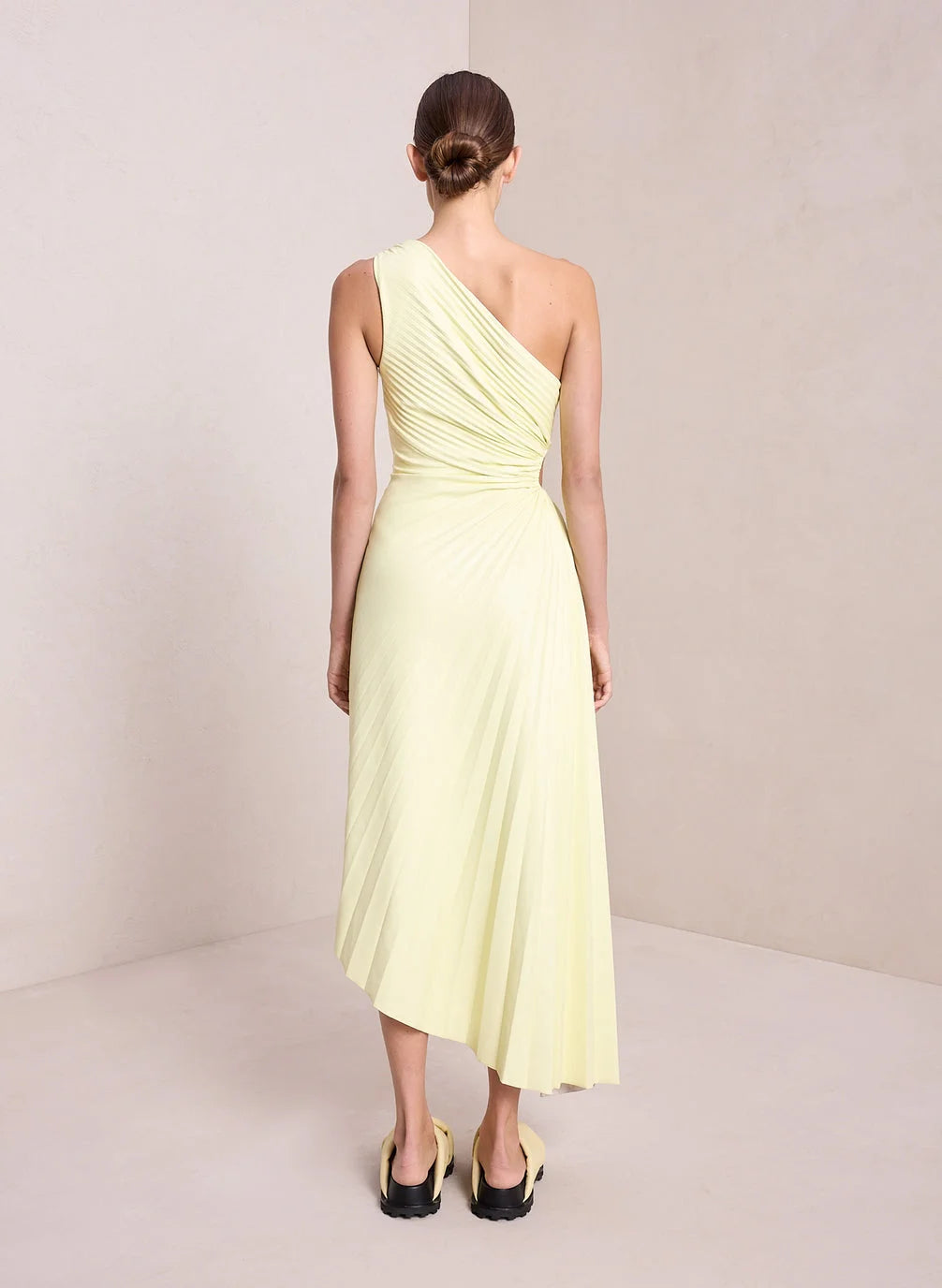 Image of Nell | Women's One Shoulder Midi Dress