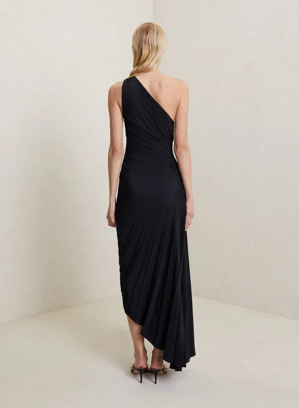 Image of Nell | Women's One Shoulder Midi Dress