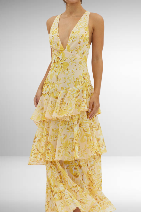 Image of Nell | Women's Tiered Maxi Dress